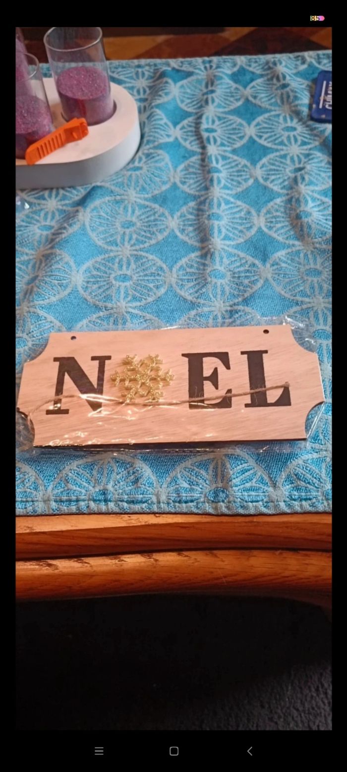 Plaque noël