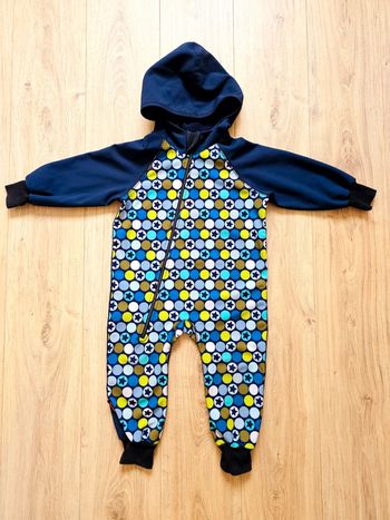 Combinaison de pluie iELM softshell ronds etoiels 92 cm 2-3 ans