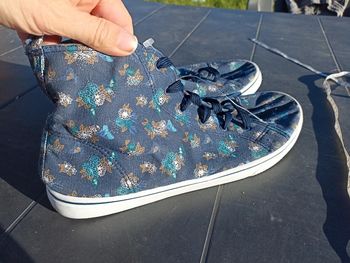 Basket toile femme taille 41