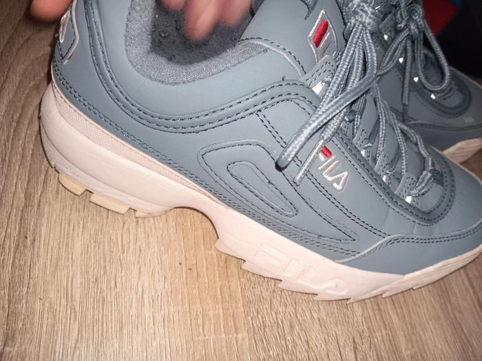Baskets Fila Disruptor II Gris/bleu Authentiques 38,5 - photo numéro 4