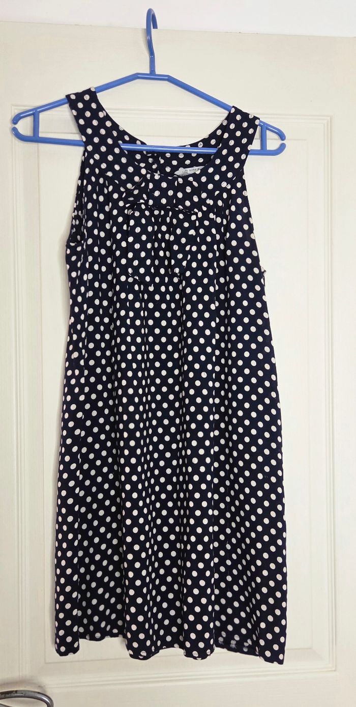 Robe / Tunique It Hippie à pois 🖤 fluide et légère – style rétro chic – excellent état - photo numéro 9