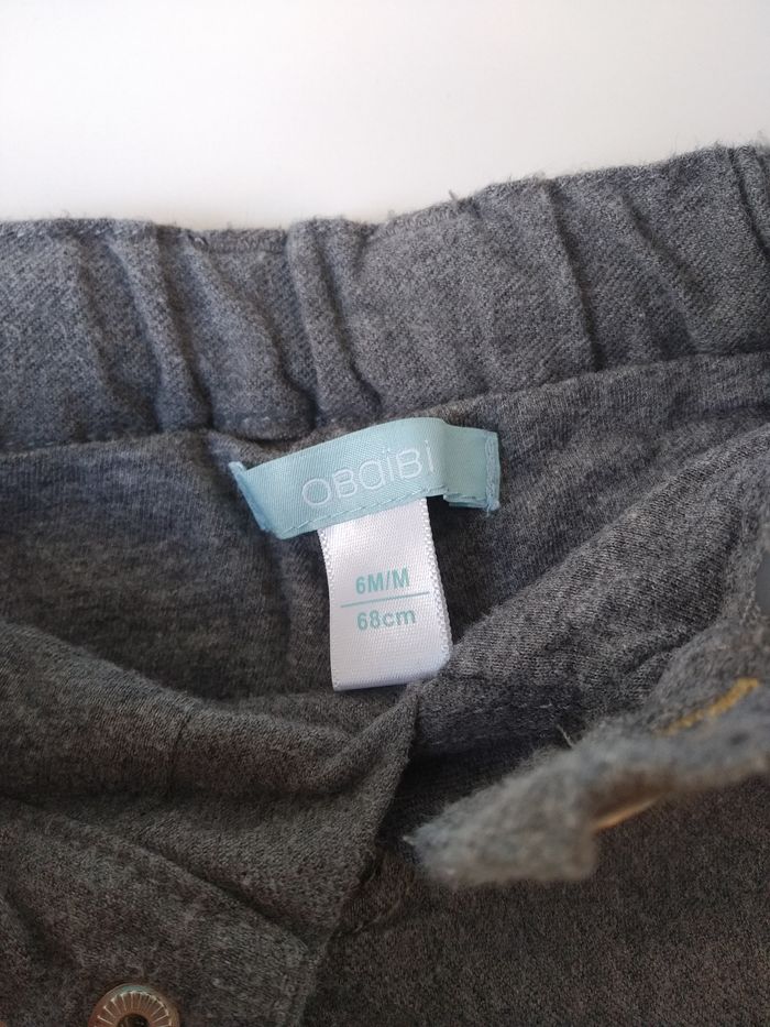 lot de 2 pantalons + sweat à capuche 6 mois - photo numéro 5