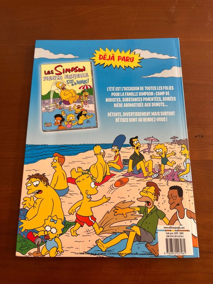 B.D. Les Simpson Fiesta estivale zéro complexe ! - photo numéro 2