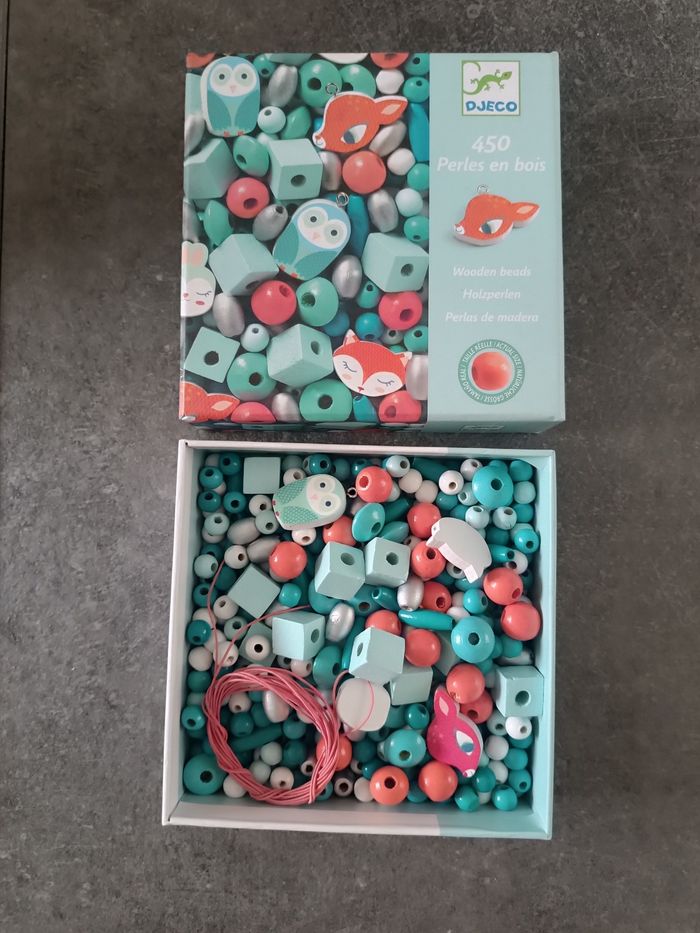 Perles en bois