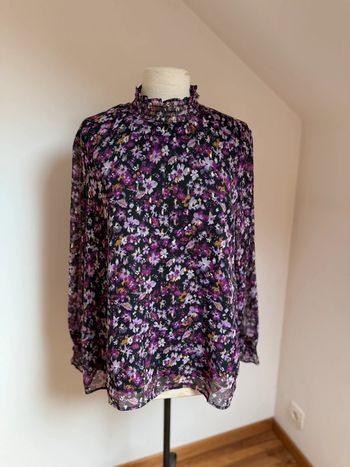 Superbe blouse fleuri me fluide Damart 🌸 50