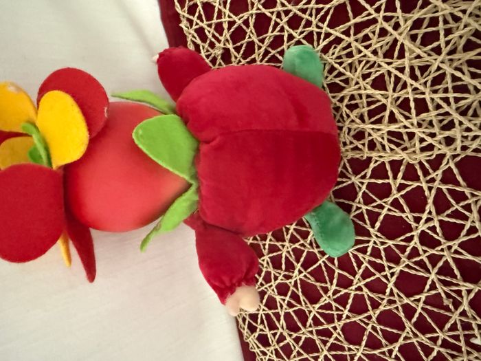 Peluche poupée les Toufous tomate rouge GIPSY MUNDIA - photo numéro 4