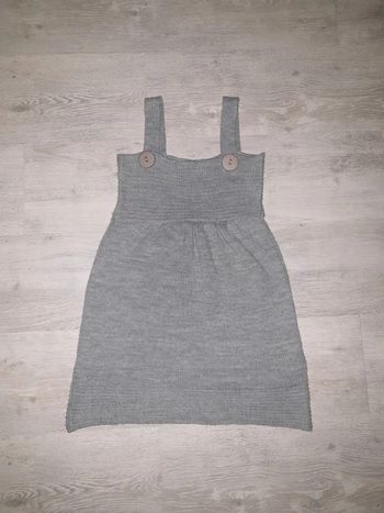 Robe pull ou tunique grise Pimkie XS à bretelles