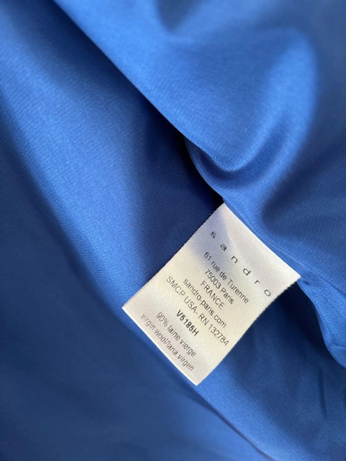 Veste tailleur - Sandro - laine vierge - photo numéro 3