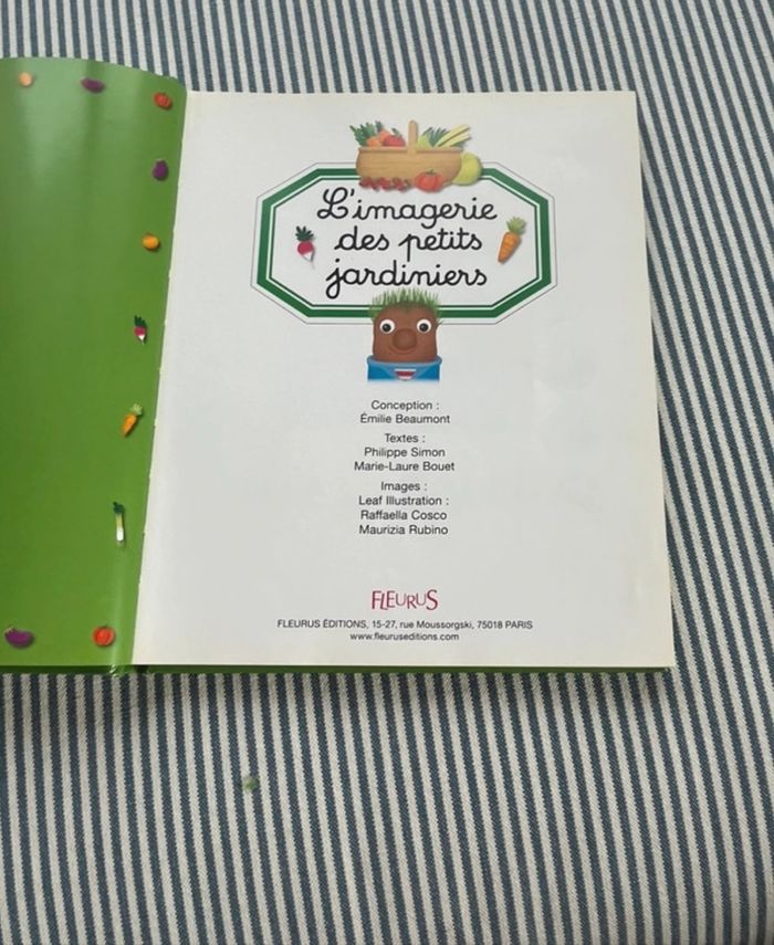 Livre l’imagerie des petits jardiniers - photo numéro 4