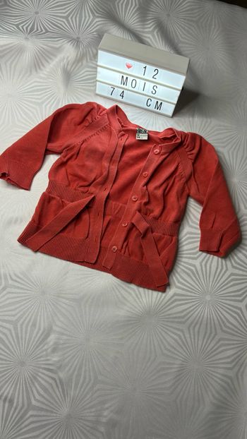 Gilet fin 12 mois ou 74cm