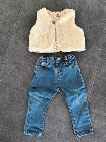 Gilet de berger blanc