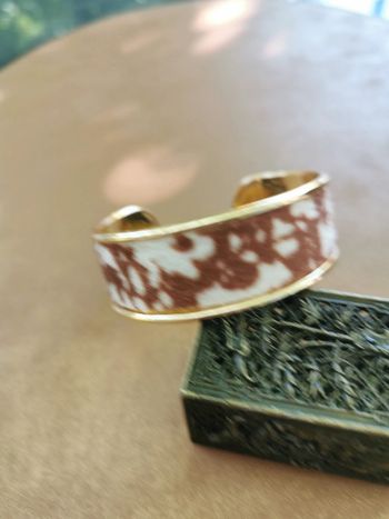Bracelet manchette style country cowboy
