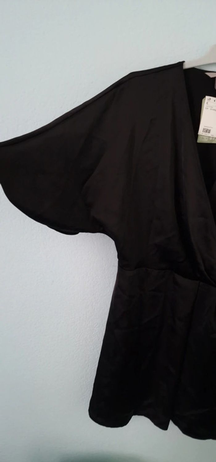 Robe satiné portefeuille taille L neuve avec étiquette - photo numéro 4