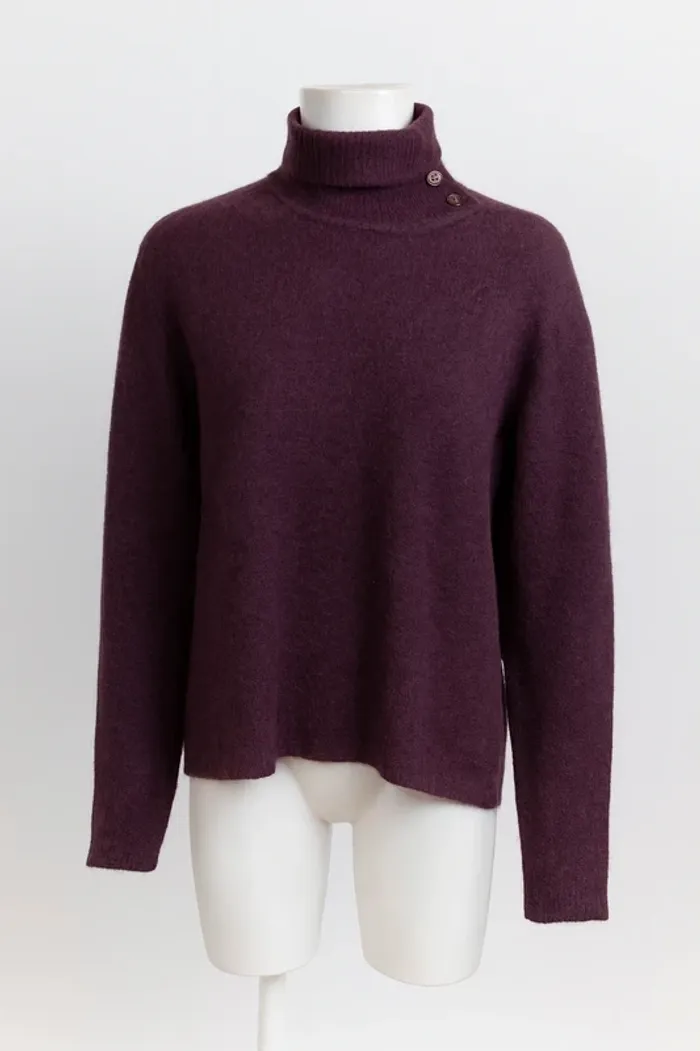 Pull col montant violet Marque Zamba Taille 5