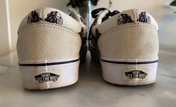 Basket Vans old skool à motif blanche et noir