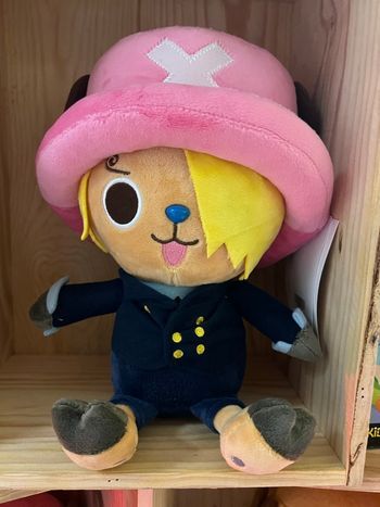 Peluche chopper x sanji one piece 25 cm