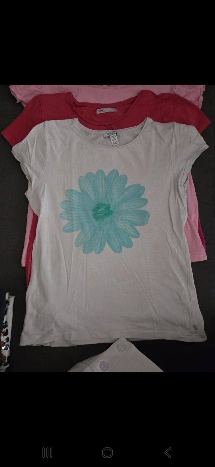 Lot 5 tee-shirts 12 ans - photo numéro 4