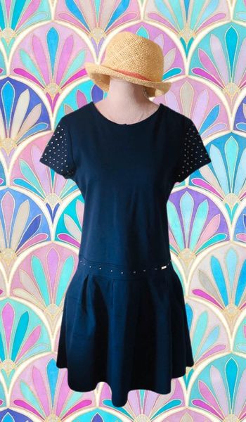 👗Robe marine Mayoral 167cm💙Mayoral navy studded dress👗