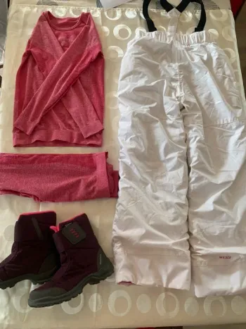 Lot ensemble ski enfant fille