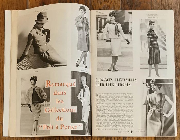 Ancien magazine 1961 Modes et travaux avec 2 patrons + supplément n°722 vintage - photo numéro 8