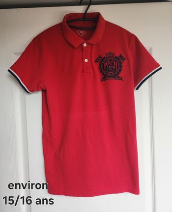 Polo garçon,  environ 15/16 ans