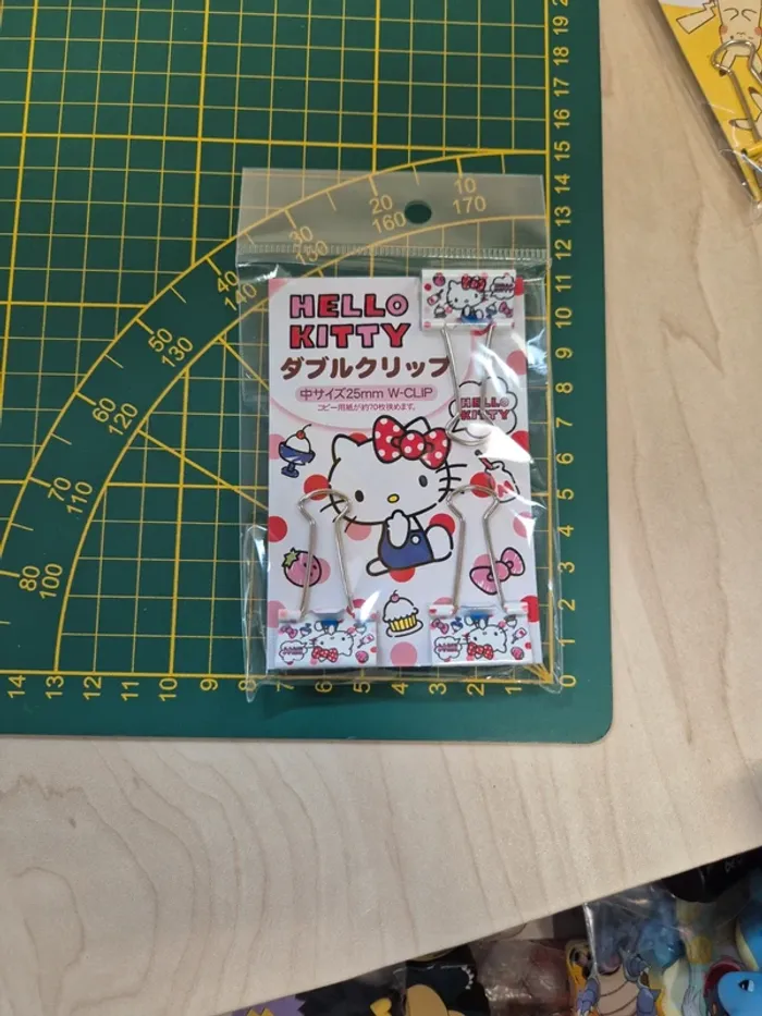 Set 3 double clips Hello Kitty - photo numéro 4