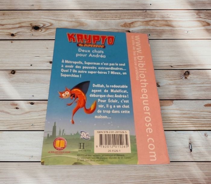 Livre jeunesse Krypto the superdog deux chats pour Andréa - photo numéro 2