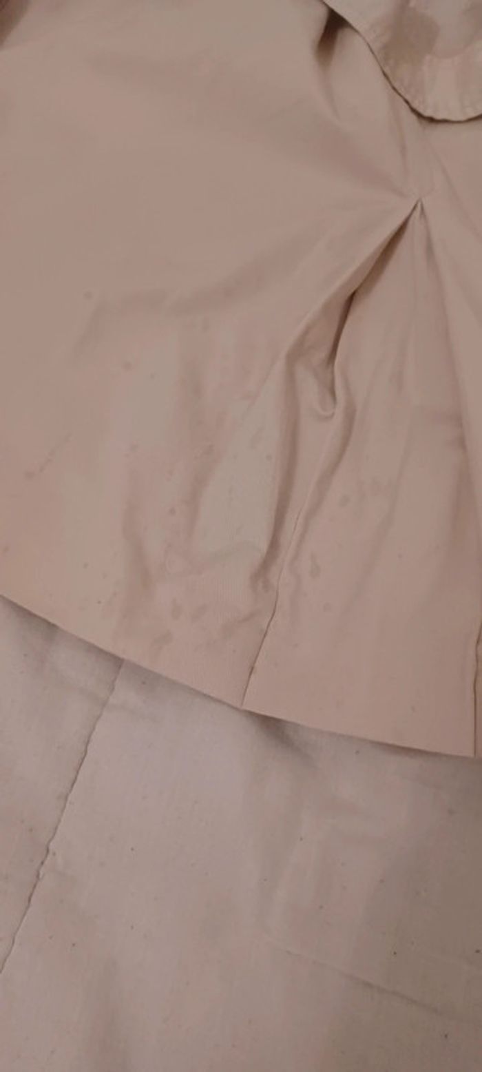 Manteau long couleur crème - photo numéro 3