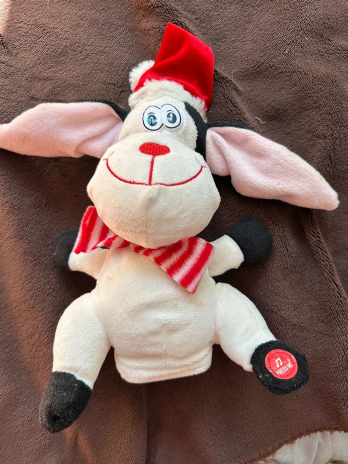 Peluche de Noël qui chante et danse