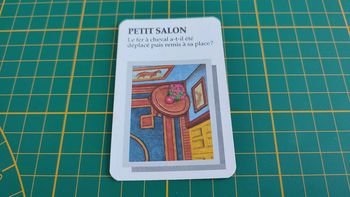 Carte petit salon pièce détachée jeu de société Super Cluedo Parker #B43