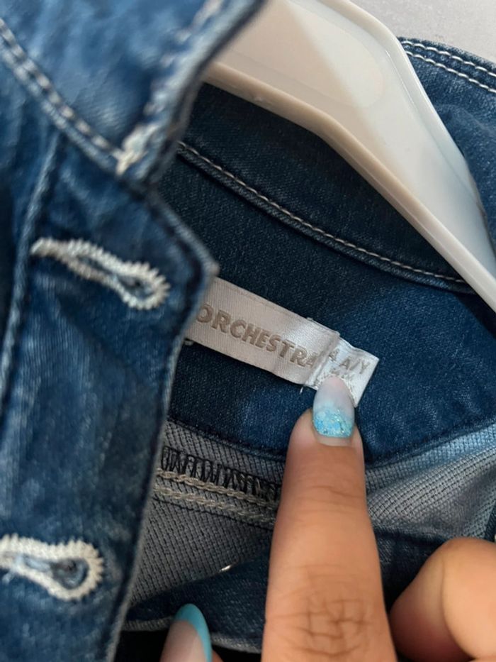 Veste en jean fille taille 4 ans marque Orchestra très bon état - photo numéro 2