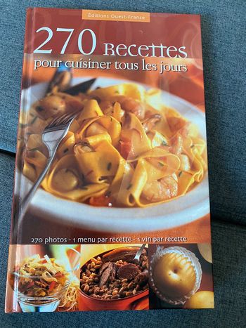 Livre 270 recettes pour tous les jours