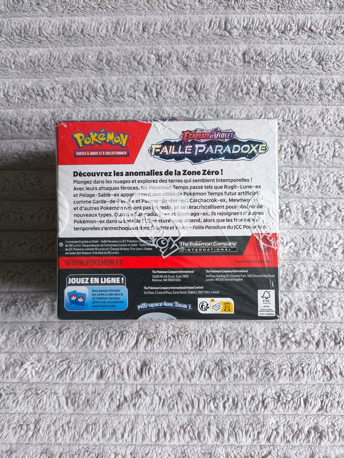 DISPLAY POKÉMON EV04 FAILLE PARADOXE – 36 BOOSTERS SCELLÉS (Défaut scellage) - photo numéro 2