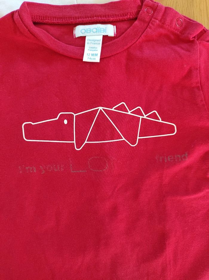 Lot de 2 tee-shirts Obaïbi - photo numéro 4