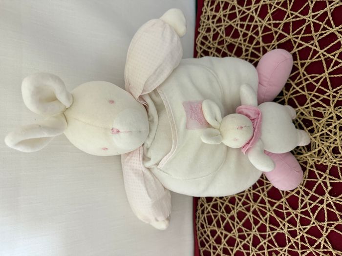 Doudou Lapin vintage MOULIN ROTY - photo numéro 5