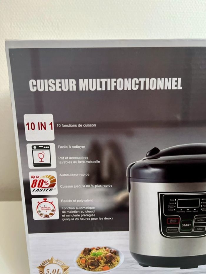 Cuiseur multi fonctions, multicuiseur, robot de cuisine multifonctions, autocuiseur 5 litres neuf da - photo numéro 2