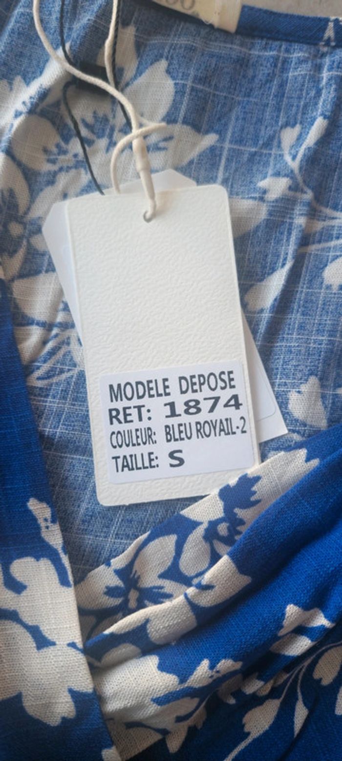 Robe longue Ycoo - Bleu - photo numéro 4