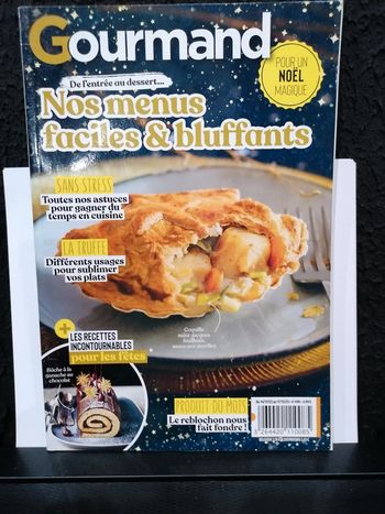 Gourmand. Nos menus faciles et bluffants