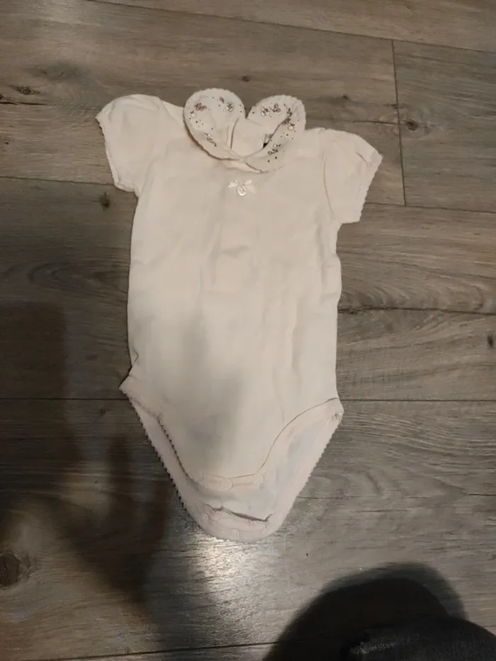 Lot fille 3 mois été blanc rose - photo numéro 7