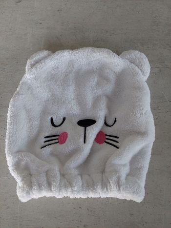 Bonnet pour sécher les cheveux