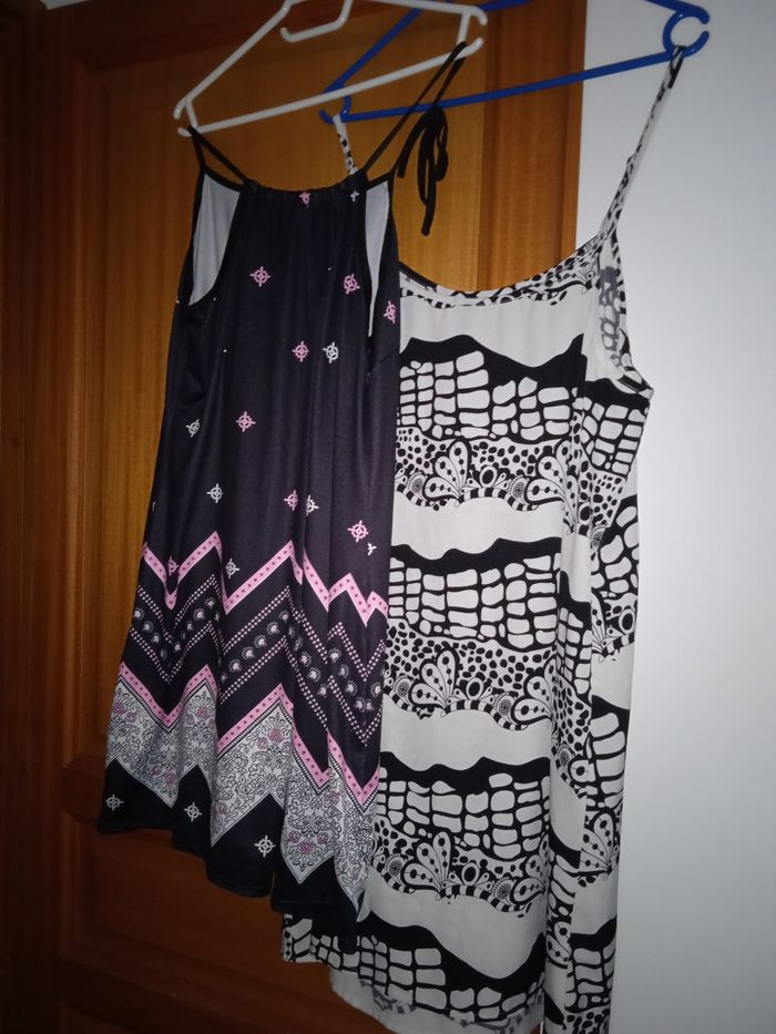 Lot vêtements (tee-shirts, débardeurs, robes été, jeans, leggings, shorts, cyclistes ) taille 44-46-48 - photo numéro 10