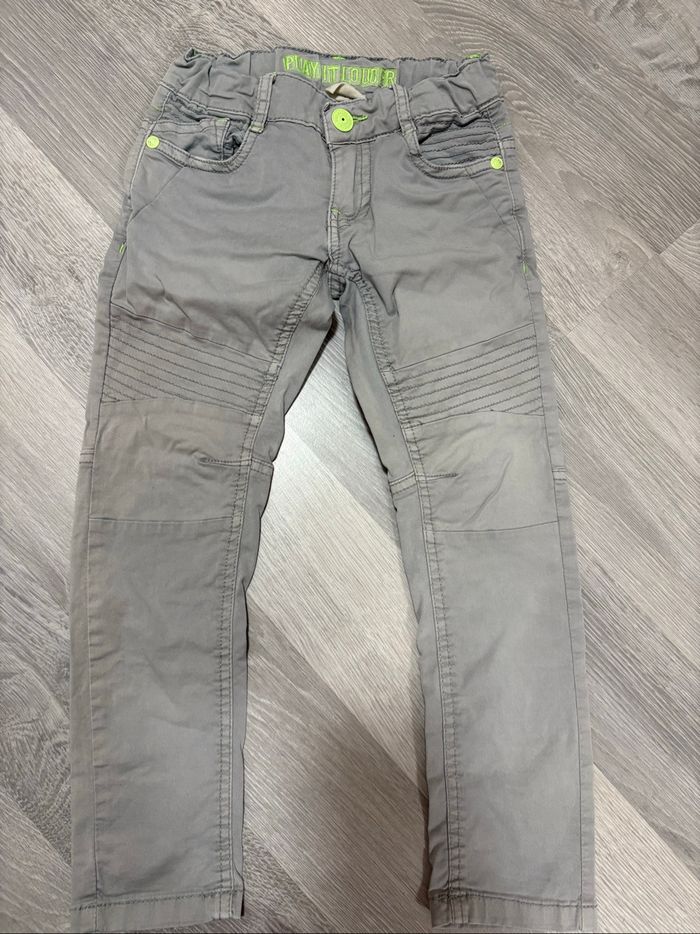 Pantalon toile gris 4 ans