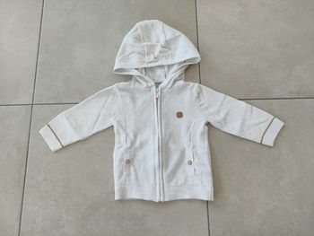 Gilet blanc - Taille 12 mois