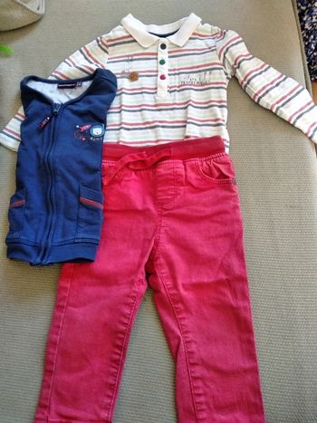 Ensemble 3 pièces sergent major 18 mois