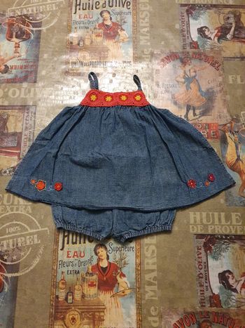 Combishort-robe Catimini 12 mois