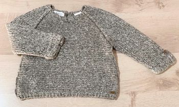 Pull Zara 9/12 mois mixte  gris chiné