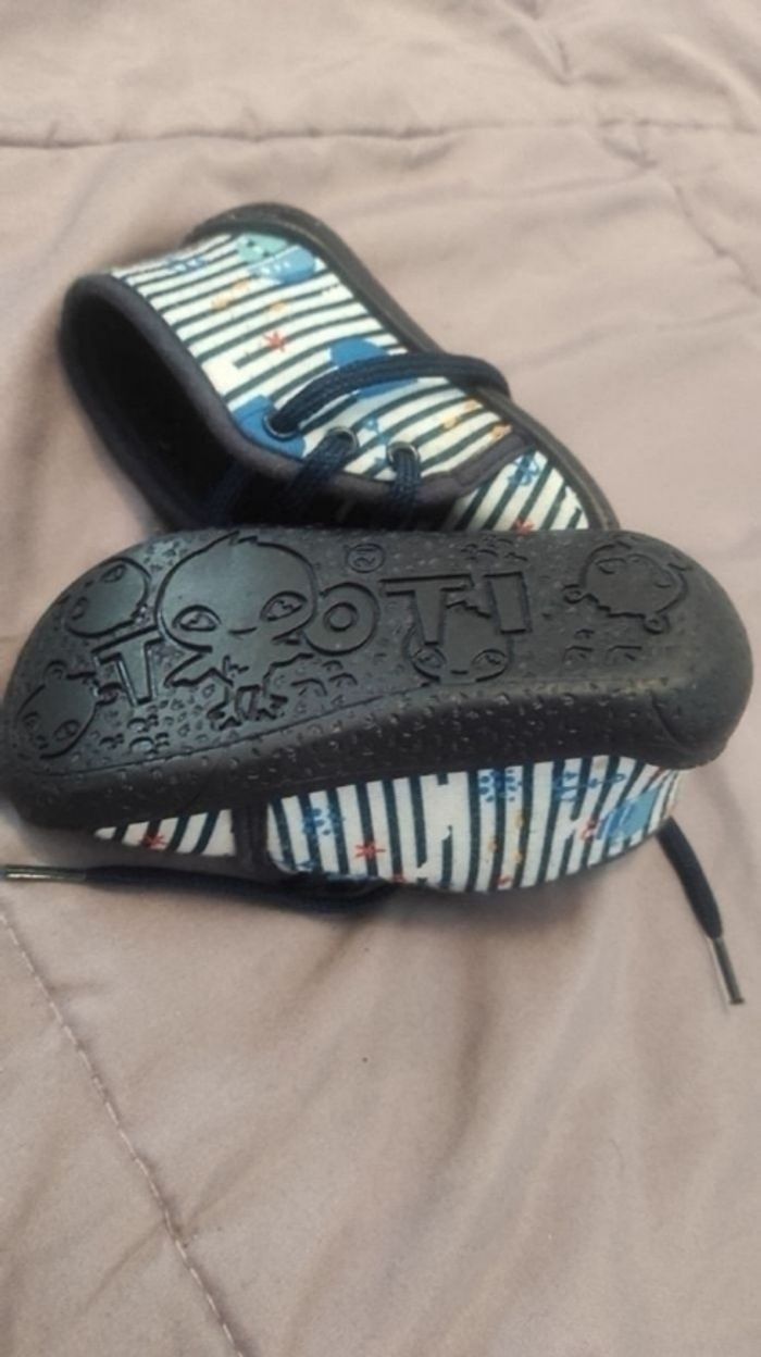 Chaussures Tooti motif mer taille 21
