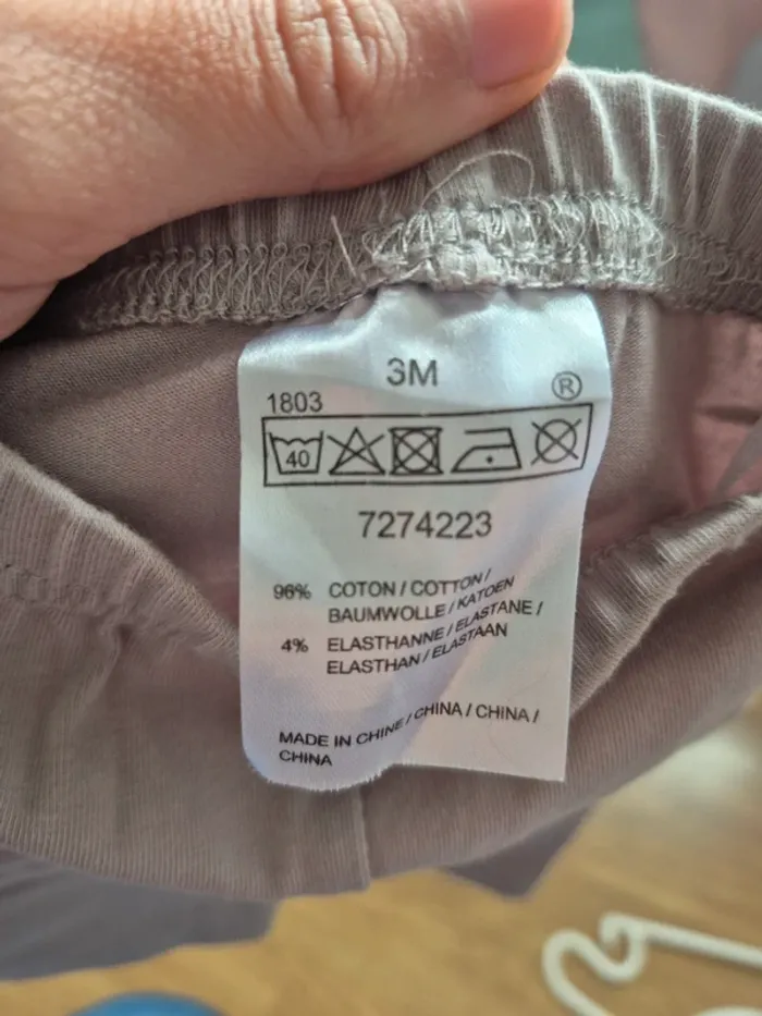 Lot 4 leggings 3 mois - photo numéro 2