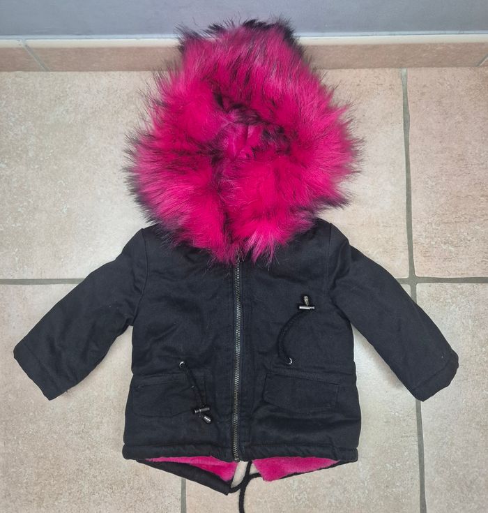 Manteau fausse fourrure doux et chaud - photo numéro 3