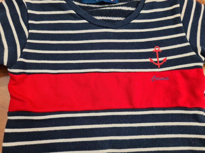 Pull a rayures type marinière corsica taille 2 ans - photo numéro 3